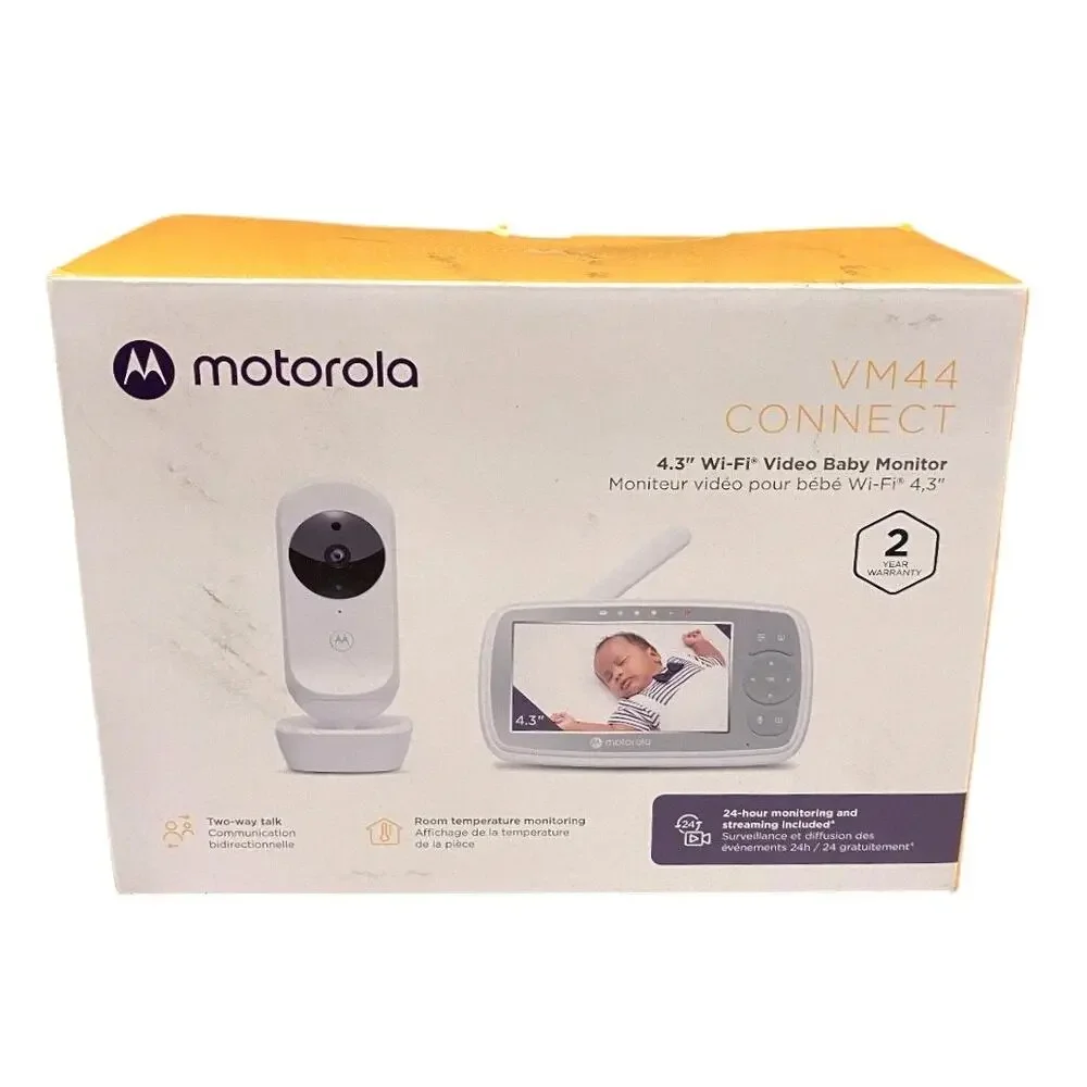 Motorola Baby Monitor VM44 - WiFi Video Baby Monitor with Camera 4.3